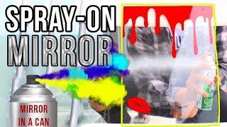 HOW TO MAKE CUSTOM MIRRORS WITH SPRAY PAINT! | MIRROR IN A CAN