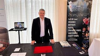 Darren Brand magician The Villa Levens wedding fayre