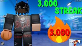 Hitting 3,000 Streak On Hoopz!?! | ROBLOX BASKETBALL| (After Update)