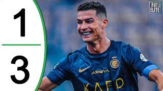 Al Feiha vs Al Nassr 1-3 Highlights | CRISTIANO RONALDO 1A