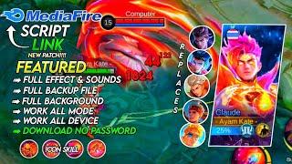 NEW!! Skin Claude Prime Cosmic Blaze No Password MediaFire | Full Effect & Voice - New Patch