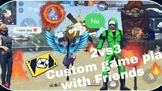2vs3 Custom game play with Friends  o.p game play https://youtu.be/crXoQVJ83VA