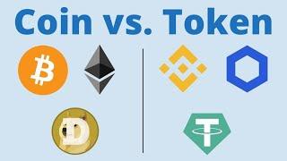 Coins VS Tokens, What's the Difference? | Crypto Class