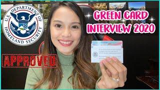 MY GREEN CARD INTERVIEW EXPERIENCE 2020 | WE’RE APPROVED  | MARRIAGE BASED