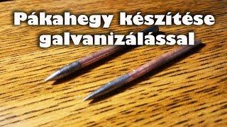 Pákahegy készítése galvanizálással ◆ Kreáció