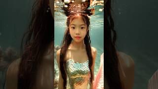 누구나 인어공주 가능!! 신기한 필터 #유니 #별난가족 #aimermaid