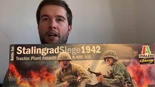 Unboxing Italeri 6193 Stalingrad Siege 1942 1/72 Battle Set