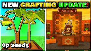 I GOT THE NEW BEST SEEDS In NEW CRAFTING GROW A GARDEN UPDATE!