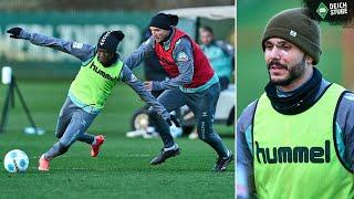 1. Training von Issa Kaboré & Bittencourt-Crash: So lief das Werder Bremen-Training vor RB Leipzig!