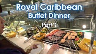 Royal Caribbean Buffet Dinner: Part 1 - Welcome Aboard, Indian & Italian Theme