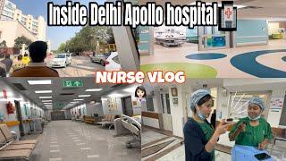 Inside the Delhi Apollo hospital || a day in my life || #nurse #delhiapollohostipal #tibetanvlogger