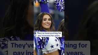 Dallas Cowboys cheerleaders get 400% pay raise #shorts