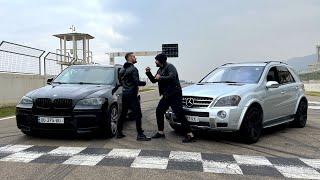 უტდ - Mercedes ML63 AMG vs BMW X5M - წლის ჯახი!