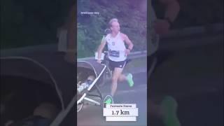 Sin querer, Jacob Simonsen rompió el record de 21km empujando una carreola, con su hijo de un año