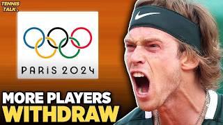 More Players Withdraw from Paris Olympics 2024 | Tennis News