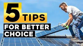 How to choose the best solar installation company for you