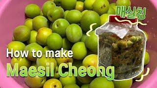 How to make korean 매실 청/maesil