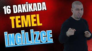 16 Dakikada Temel İngilizce Öğreniyorum| Bu Metotla İngilizce öğrenmek Garanti