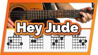 Hey Jude Guitar Tutorial (The Beatles) Easy Chords Guitar Lesson