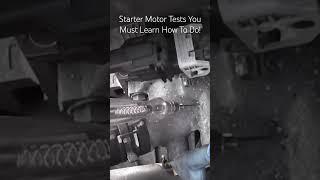 Engine Does Not Crank From a Bad Block Ground [easy test]  #automotivediagnostics #starter #nostart