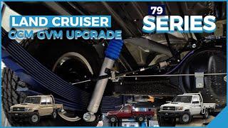 Toyota Land Cruiser 79 series GVM GCM upgrade with Lovells Kit