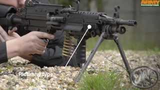 FN Minimi Mk3 FN Herstal 5.56mm 7.62mm light machine gun Milipol 2013 internal state security exhibi