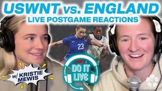 Sam and Kristie Mewis LIVE Postgame Reactions for USWNT vs. England