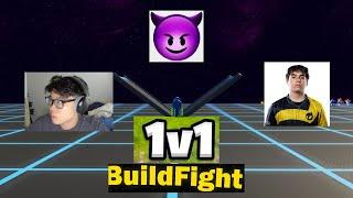 Dukez offers Khanada 1k to get a kill while playing so gayy. in a 1v1 build fight.