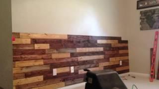 Wood Wall Install Time Lapse