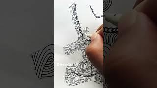 You can do this #zen #zenart #zentangleart #pattern #beginners #subscribe #artshorts #artlover #yt