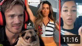 PewDiePie Accused of Mocking Deaf Creator Scarlet May During “Cringey TikTok” React Video