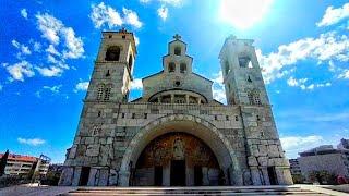 A beautiful cathedral in Podgorica, Montenegro