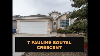 SOLD 7 Pauline Boutal Crescent, Winnipeg by Vanguard Real Estate