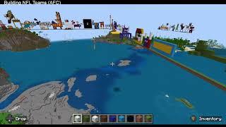 Minecraft Build Stream NFL Teams Part 2 (AFC Teams)