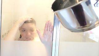 FREEZING SHOWER PRANK ON MY GIRLFRIEND...!!!