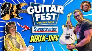 ‼️Sweetwater Guitar Fest 2024 WALK-THRU! ESP - Friedman - Schecter - DEALS! 