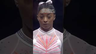 Simone is the most dominant athlete of all time #simone #simonebiles #gymnastics #gymnast#olympics