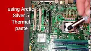 How to apply Arctic Silver 5 Thermal Paste on CPU