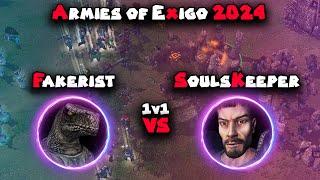 Armies of Exigo Online | PvP - Fakerist vs SoulsKeeper [ 2004 RTS Game ] 1v1