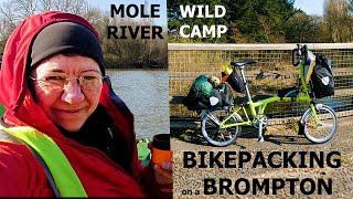 Bikepacking on a Brompton - Wild Camp - Mole River mini adventure - look how lovely Leatherhead is!