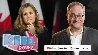 Rebel Roundup | Freeland and Fraser out, Fall Economic Statement delayed: Ezra Levant reacts