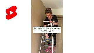 DIY Master Bedroom Makeover: Days 5 & 6 #shorts
