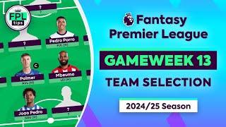 FPL GW13: TEAM SELECTION | Keep or Sell Haaland? | Gameweek 13 | Fantasy Premier League 2024/25 Tips