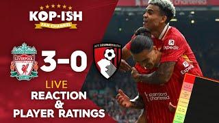 GREAT WIN TO GET BACK ON TRACK | LIVERPOOL 3-0 BOURNEMOUTH | MATCH REACTION & PLAYER RATINGS