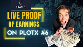 6th Proof of Earnings on Plotx Using The Plotx Crypto Buster Code