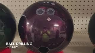 Roto Grip Hustle Camo and Hustle Wine ball reaction comparison video.