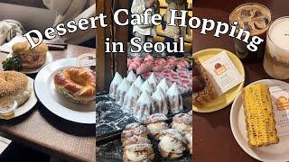 my fave dessert cafes in SeoulㅣCafe Onion, Hanok village, Seoul Angmusae Kouign Amann, London Bagel