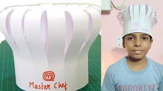 Make Your Own MASTERCHEF Cap ! How to Make MasterChef Cap ! How to Make MasterChef Hat #masterchef