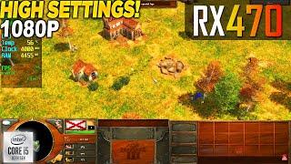 Age of Empires 3 RX 470 - 1080p High,