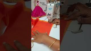 Sewing Tricks Beautiful Blouse Back edge stitching tips for beginners easy method #a2z #shortvideo